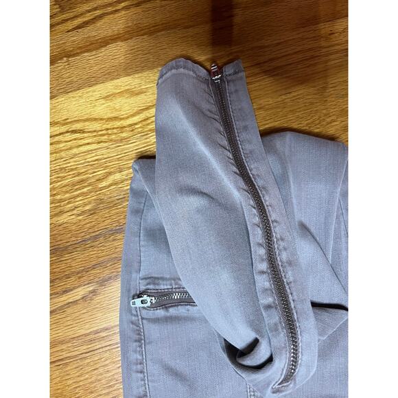 Pistola taupe zipper pocket zipper hem skinny jeans size 27 retro boho - Picture 5 of 6
